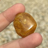 Chihlimbar rulat cristal natural unicat a47, Stonemania Bijou