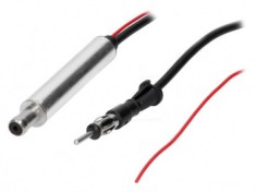 Amplificator semnal antena radio DIN la ISO 18dB foto
