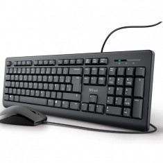 Tastatura si mouse Trust Taro, negru - RESIGILAT