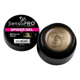 Cumpara ieftin Spider Gel SensoPRO Milano Metallic Gold, 5 ml