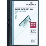 Dosar de prezentare Durable Duraclip, 30 coli, negru