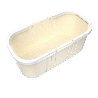 Galeata pentru mop plat, flippy, 45 x 25 x 17.8 cm, compatibilia cu mop, 37 x 15 cm, galben foto