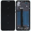 Huawei P20 (EML-L09, EML-L29) Capac frontal modul display + LCD + digitizer negru