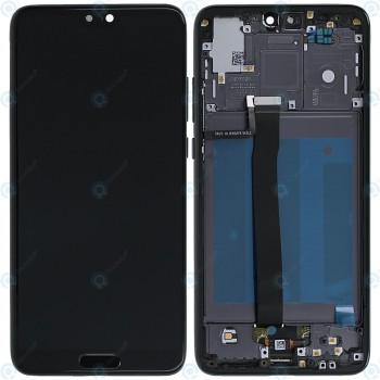 Huawei P20 (EML-L09, EML-L29) Capac frontal modul display + LCD + digitizer negru foto