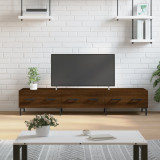 Dulap TV, stejar maro, 150x36x30 cm, lemn prelucrat, vidaXL