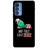 Husa compatibila cu Motorola G50 model nap first exist later, Silicon, TPU, Viceversa, Transparent, Carcasa