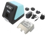 Kit de curățare a v&acirc;rfurilor cu 2 perii rotative ESD