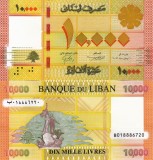 Bancnota Liban 10000 Livres 2021 UNC, Asia, Necirculata