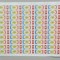TIMBRE ROM&Acirc;NIA LP 1144 a ZIUA MĂRCII POȘTALE - coala 50 timbre+VINIETE MNH
