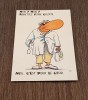 Carte Poștală Umoristică 1996 &ndash; Marc B&eacute;ziat, Doctor Amuzant, Ilustrație Vintage Franceză, Necirculata, Printata
