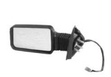 Oglinda exterioara Peugeot 405 (15B/15E/4B/4E) (Sedan + Combi) 07.1987-12.1997 partea dreapta BestAutoVest crom convex carcasa neagra reglare electri