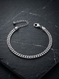 Cumpara ieftin Bratara din Argint 925 Bold Gourmette , Eleganta Clasica E i Stil Urban-Chic