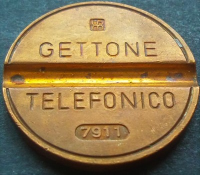 FISA TELEFONICA ITALIA - Noiembrie 1979 *cod 2441 (Moneda telefon public) foto