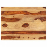 Blat de masă, 60 x 70 cm, lemn masiv de sheesham, 25-27 mm