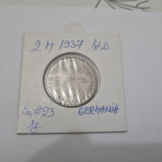 moneda germania nazista 2 m 1937 hindenburg