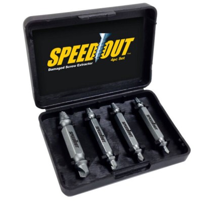 SET EXTRACTOARE PENTRU SURUBURI SPEED OUT CU 4 CAPETE foto