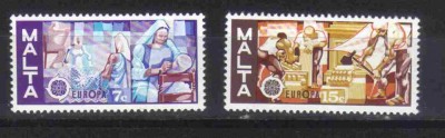 MALTA 1976, EUROPA CEPT, serie neuzata, MNH foto