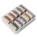 Folie de transfer set 10 Vintage Flowers, Cupio