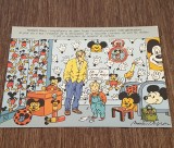 Carte Poștală Umoristică Martin Veyron &ndash; Mickey Mouse, Seria Cr&eacute;dit Agricole Toulouse, Ilustrație Colecție