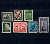 1922 - &Icirc;ncoronarea Regelui Ferdinand, serie neștampilata cu șarniere