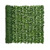 Gard Artificial Iedera SMARTIX&reg; 3x1m, Verde Deschis, Protectie UV, Panou Decorativ Textil+Plastic, Interior/Exterior
