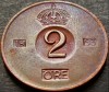 Moneda 2 ORE - SUEDIA, anul 1953 * cod 215, Europa