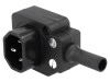 Conector alimentare AC C14 (E) pe cablu, 10A, 250VAC