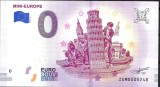 !!! 0 EURO SOUVENIR - BELGIA , BRUXELLES , PARCUL MINI-EUROPE - 2018.2 - UNC