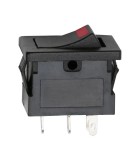 Interupator basculant 1 circuit 3 pini OFF-ON LED rosu 12V 15A cu, Oem