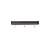 Suport magnetic pentru cutite, 45 cm, cu 5 carlige agatare, Hendi