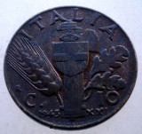 1.692 ITALIA WWII VITTORIO EMANUELE III 10 CENTESIMI 1943 R, Europa, Bronz-Aluminiu
