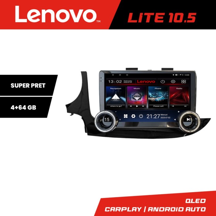 Navigatie Opel Mokka 2016- Kit-MOKKA2 Lenovo 8 core 4+64 10.5 inch Incell 1K android Wifi 5Ghz gps internet Co v1 CarStore Technology