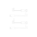 Senzor uzura placute frana Delphi LZ0163, parte montare : Punte Fata/ Spate