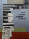 Croirea Economica A Materialelor In Industrie - L. V. Kantorovici, V. A. Zalgaller ,520982, Tehnica