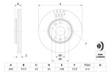 BOSCH 0 986 479 555 Disc frana