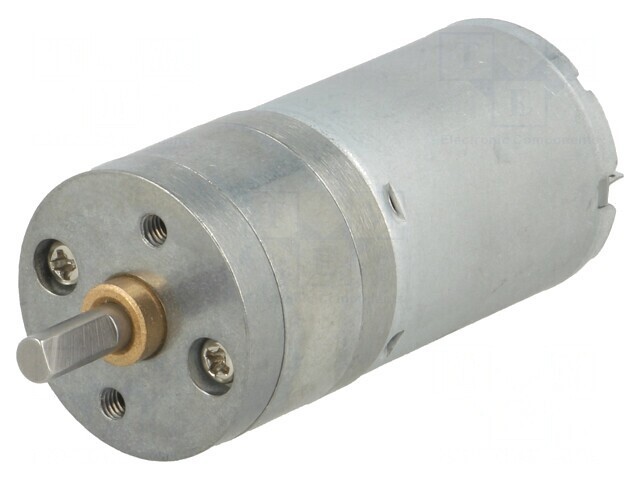 Motor DC cu Transmisie 12V 1.1A Ax Crestătură D 20.4:1