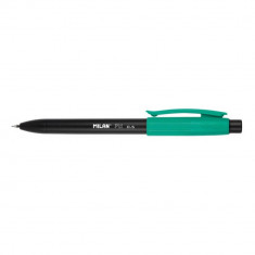 Creion Mecanic MILAN PL1, Mina de 0.5 mm, Radiera Inclusa, Corp Negru/Verde, Creioane Mecanice, Creion Mecanic cu Mina, Creioane Mecanice cu Mina, Cre