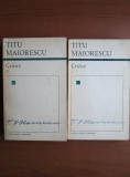 Titu Maiorescu - Critice 2 volume