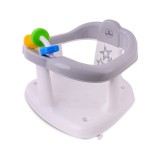 Cumpara ieftin Scaun de baie pentru bebe, antiderapant, Lorelli, Little Stars Grey