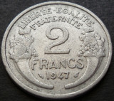 Cumpara ieftin Moneda istorica 2 FRANCI / FRANCS - FRANTA, anul 1947 * cod 3118 B, Europa