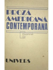 Octavian Roske - Proza americana contemporana (Editia: 1989) foto