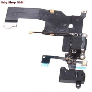 BANDA FLEX IPHONE 5S CONECTOR INCARCARE / AUDIO NEGRU CAL.A foto