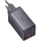 Incarcator Retea Cu Cablu USB-C Baseus GaN5 Ultra, 65W, 3.25A, 1 x USB-A - 2 x USB-C, Gri P10110812827-Z1