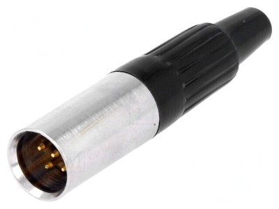 Mufă XLR Mini 5-Pin Tată pe Cablu foto