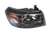 Far Ford Transit 05.2000-01.2002 Depo, dreapta fata, tip bec H4, culoare negru reglaj electric