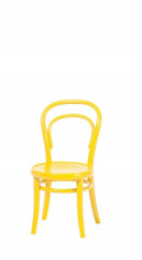 Scaun pentru copii, din lemn de fag Petit Yellow, l32xA40,5xH63 cm foto