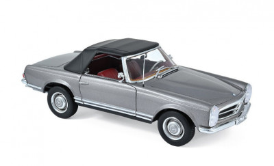 Macheta auto MERCEDES-Benz 230 SL gri (1963), 1:18 Norev foto