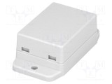 Carcasă universală GAINTA 35,4mm X, 50mm Y, 22mm Z cu lame de fixare