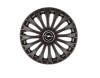 Set 4 capace roti pentru Opel, model Dino Black, R15