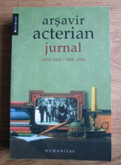 JURNAL 1929-1945/1958-1990 - ARSAVIR ACTERIAN foto